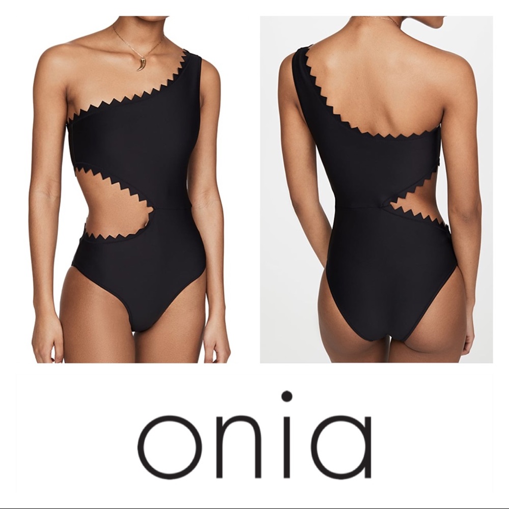 Onia  ‘Betty’ one shoulder swimsuit